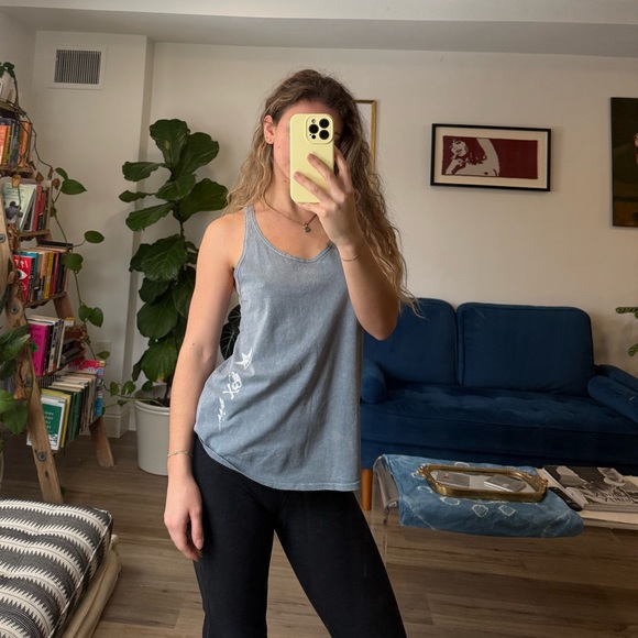 soulcycle Tops - SoulCycle Light Blue Tank Top